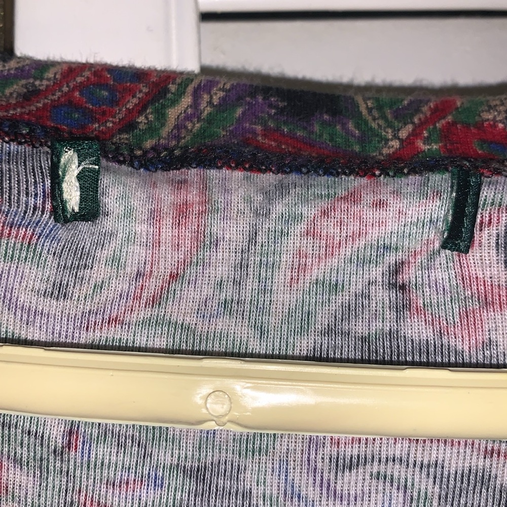 Ralph Lauren paisley colorful top medium - Picture 9 of 9